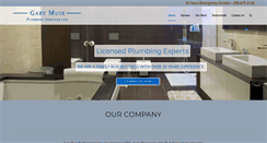 Desktop Screenshot of garymuirplumbing.com